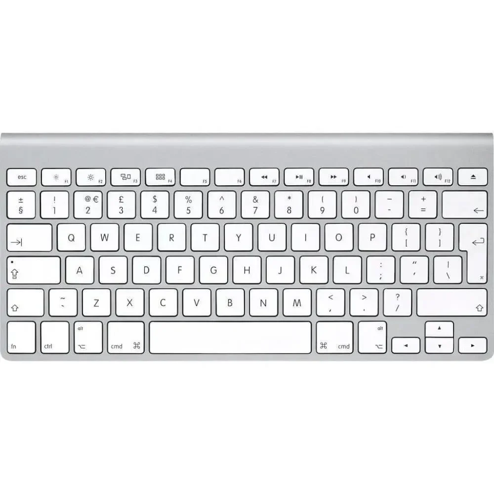 Apple Wireless Bluetooth Silver Keyboard A1314 (K)